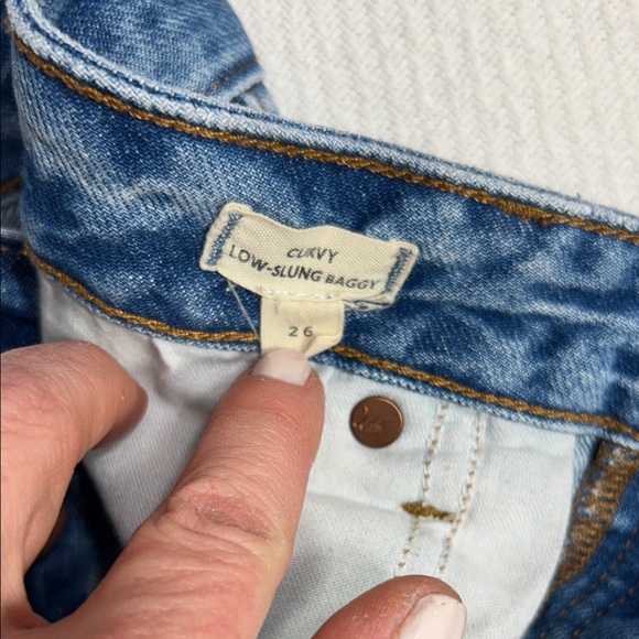 Classic Blue Wide-Leg Jeans - Picture 4 of 6